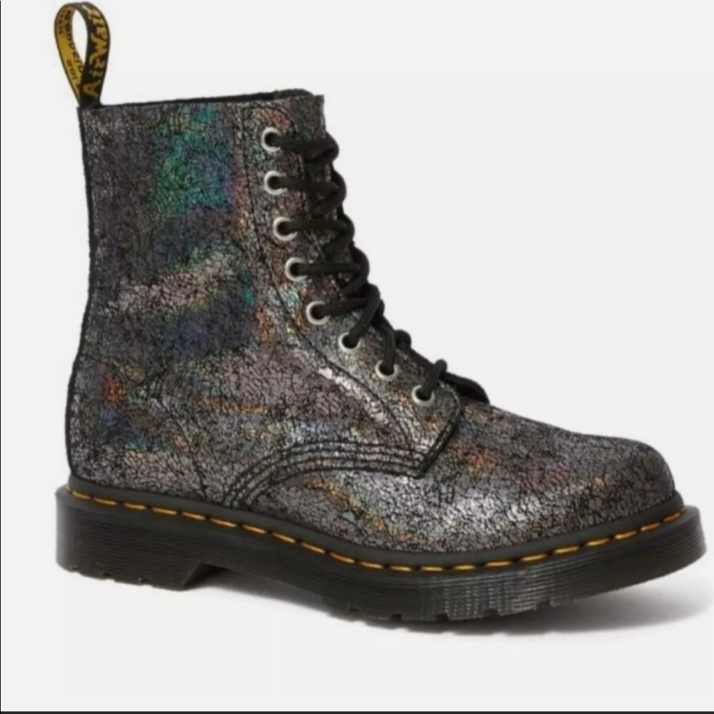 Dr Martens 1460 Pascal - Gray Crackle Iridescent